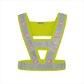 High visibility flashing bike led reflective traffic safety vest products